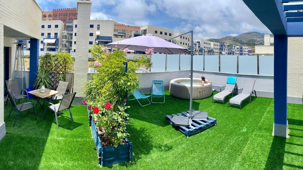 Atico 90M De Terraza, Jacuzzi Privado Y Cargador De Coche Electrico En Cabria, Almuñécar Kültér fotó