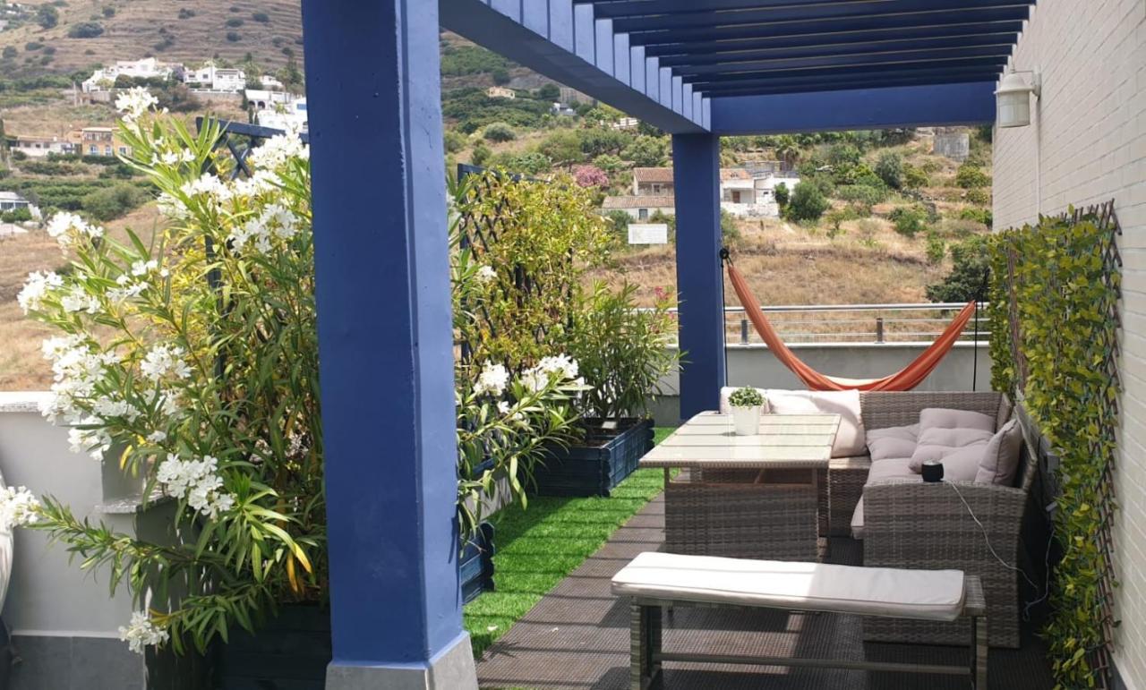 Atico 90M De Terraza, Jacuzzi Privado Y Cargador De Coche Electrico En Cabria, Almuñécar Kültér fotó